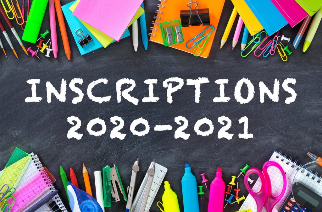 inscription scolaire 2020-2021